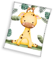 Carbotex Zsiráf Necky coral fleece polár takaró 110x140cm (CBX231126KNL) - perfectbaby