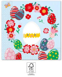 Procos Húsvét Funny szalvéta 20 db-os 33x33 cm FSC (PNN94870) - perfectbaby