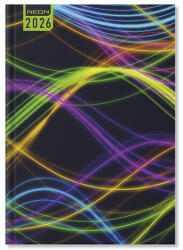  Period Neon határidőnapló, A/5, napi, 2026, Waves (PTR-P4114-3409) - perfectbaby