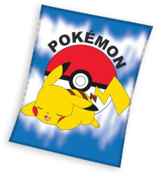 Carbotex Pokémon Chuchu Nap flanel polár takaró 130x160cm (CBX2408034POK) - perfectbaby