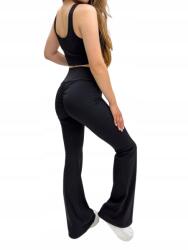 Millagro Női leggings harang push up nadrág Millagro Bells fekete