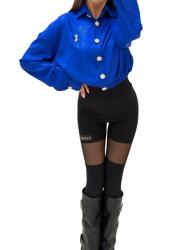 Mia Maison Női leggings fekete hálós magas derék Mesh Mia Maison M