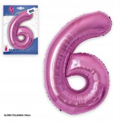  Ouda Party -Digitális lufi 100 cm rózsaszín