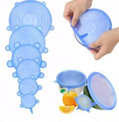 Kamaju Szilikon Ételfedő Univerzális Rugalmas 6 Db 6, 5-20CM (hg2032)