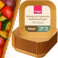 hoga Betétlap Légkeveréses Fritőzbe, Sütőbe, 16x16cm, 50db (HG255016)