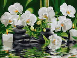 iPicasso Set pictura pe numere, cu sasiu, Zen, 30x40 cm (PC3040035)