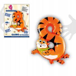  Ouda Party Rajzfilm stílusú számokkal ellátott lufi 40cm