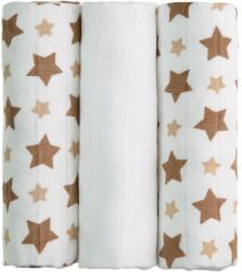 T-TOMI Bio Bambuszpelenkák Bézs csillagok (8594166542389)