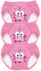 My Carry Potty Set de 3 chilotei de antrenament la olita My Little Training Pants, 18-24 luni, Pink Dragon (MLTP-RB-PIDR-18-24)
