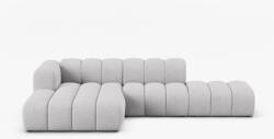 Micadoni Coltar Lupine cu 5 locuri, colt pe partea stanga si tapiterie boucle, gri deschis (MIC_LCO_101_F1_LUPINE4)