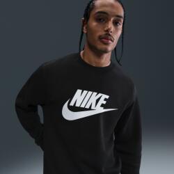 Nike Sportswear Club Mens Graphic Fleece Crew 2XL | Bărbați | Hanorace | Negru | FN3890-010 (FN3890-010)