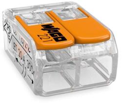 WAGO 221-412 vez. összekötő, sodrott, 2-es (WAGO221-412)