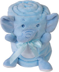 Babymatex Takaró WILLY 85x100 cm - Blue Elephant (MX-60899)