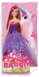 Carbotex Pamut frottír törölköző 70x140 cm - Barbie and the Unicorn (T-038425)
