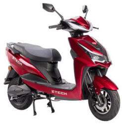 Z-Tech ZTech-52, Ólomsavas 60V, 20Ah, 1200W, 10, 45km/h elektromos robogó *RANGE* piros