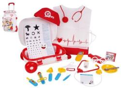 Teddies Set de medic/medic într-o cutie de plastic pe roți (00880055)