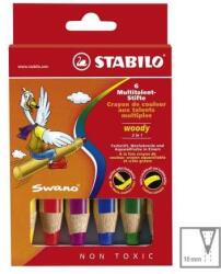 STABILO Arka Crayons Stabilo Woody 3 în 1 set de 6 buc (0010139)