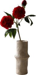 Botane Floare artificială Botane bujor, 77 cm, roșu închis (BOT-RE-PEO-001)
