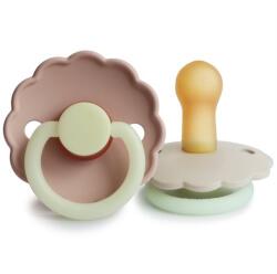 Frigg Daisy Size 2: 6-18 months биберон Blush night/Cream night 2 бр