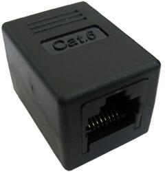 Roline VALUE RJ-45 Modular Coupler, Cat. 6, unshielded, black (21.99.3001-20)