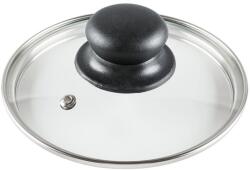 Vilde Fedő, Vilde, Hőálló üveg, Rozsdamentes acél él, Szellőzőnyílás, 12 cm, Átlátszó (199020)