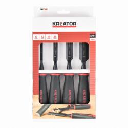 Kreator KRTH23709 Fafaragó véső készlet, 4 db (KRTH23709)