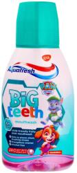Aquafresh Big Teeth gyermek szájvíz, 300ml, gyümölcs és menta ízű, alkoholmentes, 6 év feletti gyermekek számára