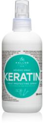 Kallos KJMN Keratin védő spray a hajformázáshoz, melyhez magas hőfokot használunk 200 ml