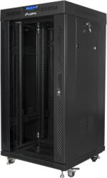 Lanberg FF01-6622-12BL állvány 22U Szabadonálló állvány Fekete (FF01-6622-12BL) - easy-shop