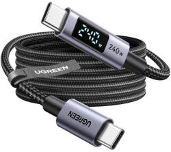 UGREEN L530 USB-C kábel, PD 240W, 480Mbps, 2m (fekete) (65867)