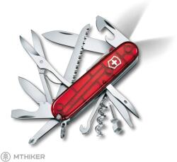 Victorinox Huntsman Lite zsebkés, átlátszó piros