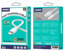 Jellico kábel B15 Lightning 3.1A 1M Fehér
