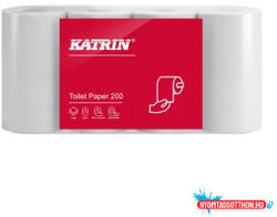 Katrin Toalettpapír 2 rétegű kistekercses átmérő: 11, 5 cm 200 lap/23 m/tekercs 8 tekercs/csomag Katrin_10 (65875)