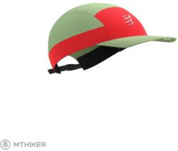 Compressport 5 Panel Light baseball sapka, nile/fluo red