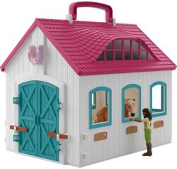 Schleich Horse Club Nyitott Istálló "Kis Patkó" játékszett 42703 (42703)