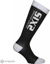 SIXS RS kompressziós térdzokni, fekete/fehér (L)