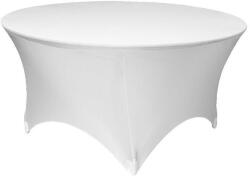 Meble OdNowa Fehér rugalmas terítő kerek asztalhoz, 180 cm, tartós anyagból, könnyen karbantartható (convivum_5905080707885)