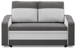 GreenSite Hewlet kanapé, szövet anyag, szürke - fehér
