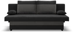 GreenSite Sony kanapé, szövet anyag, hab töltet, fekete - szürke
