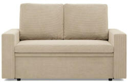 GreenSite Zeus kanapé, kordbársony, hab töltet, egyenes kartámasz, bézs - pepita