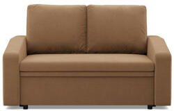 GreenSite Zeus kanapé, szövet anyag, hab töltet, döntött kartámasz, barna - pepita