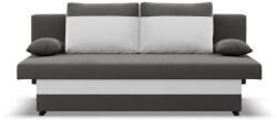 GreenSite Sony kanapé, szövet anyag, hab töltet, szürke - fehér