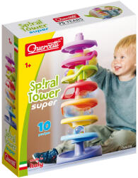 Quercetti Quercetti: Spirál torony golyópálya 10 db-os szett