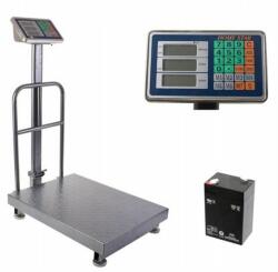  Raktári Mérleg 300 Kg-os Zsáktartóval 50x40cm, 10g Lcd Elemmel