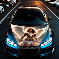  " Hood Art" autótetőfólia, kültéri használatra, L méret (180 x 130cm) - Kód: AVX-CAPOTA-003L