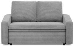 GreenSite Zeus kanapé, kordbársony, hab töltet, döntött kartámasz, szürke - pepita