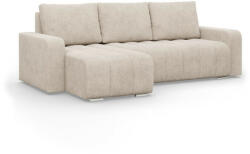 GreenSite Modena sarokkanapé, szövet anyag, univerzális oldal, bézs
