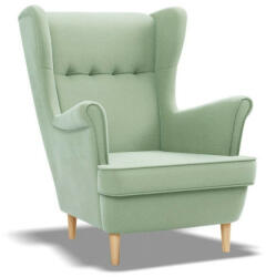 GreenSite Uszak fotel, bársony, zöld - pepita - 107 990 Ft