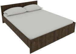 Pietro Grinders II NEW Kétszemélyes ágykeret 160x200, ágyráccsal bronz-tölgy (925024) - pepita