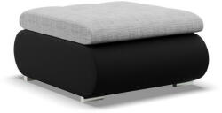 GreenSite Tokio puff, fonott + műbőr, szürke - fekete - pepita